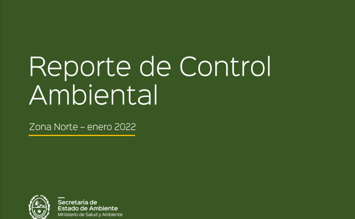 Reporte de Control Ambiental Zona Norte – Enero 2022