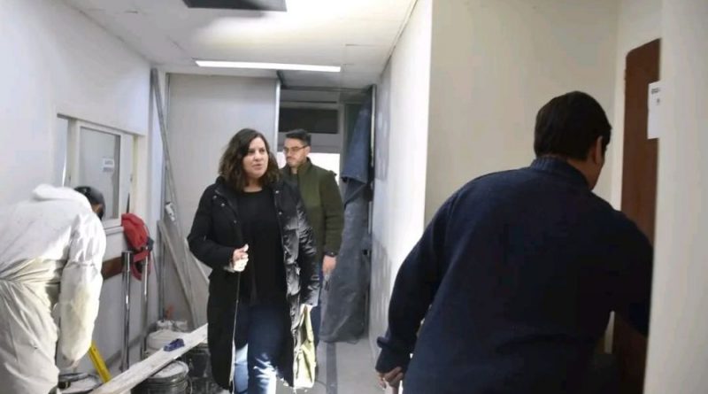 La ministra María Lorena Ross encabezó una recorrida por el Hospital Regional de Río Gallegos