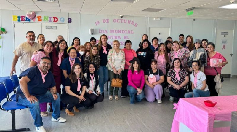 Caleta Olivia: se llevaron adelante actividades de lucha contra el cáncer de mama
